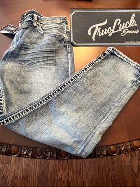 True Luck Light Wash Jeans - Light Blue Denim